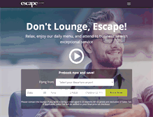 Tablet Screenshot of escapelounges.com